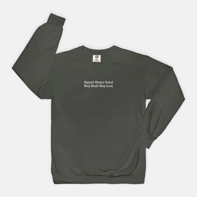 Honeys Makin Moneys Comfort Colors Crew Sweatshirt, Feminist Woman Owned Business Sweater, Small business tee image 4