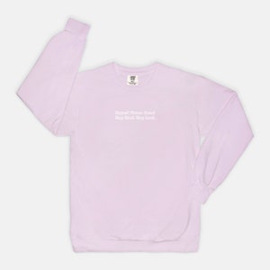 Honeys Makin Moneys Comfort Colors Crew Sweatshirt, Feminist Woman Owned Business Sweater, Small business tee image 5
