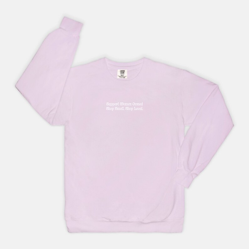 Honeys Makin Moneys Comfort Colors Crew Sweatshirt, Feminist Woman Owned Business Sweater, Small business tee image 5