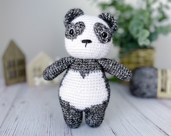 Amigurumi Oso Panda San Valentín
