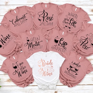Wine Bachelorette Party Shirts, Wine Bridesmaid Shirt, Wine Tasting Shirts,  Hakuna Moscato, Wine Themed Bachelorette, Wine Shirts