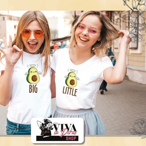 Funny avocado Big Little  Shirts, Sorority Reveal Shirts, Big Little Matching Sorority T-Shirts, Sorority Family Shirts, Sorority Gift