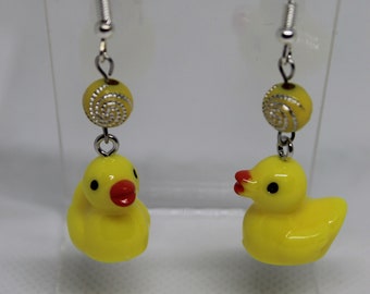 Rubber Duck Earrings