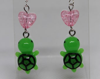 Turtle/Axolotl Earrings