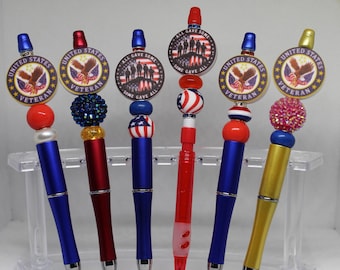 Veteran/Military Beaded Pens/Pencil