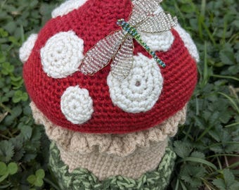 Unique  Crocheted Storage Jars