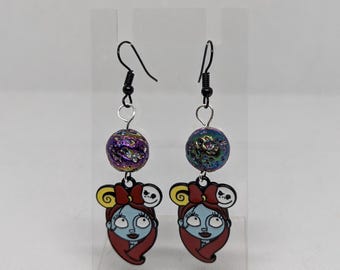 Christmas Skeleton and Friends Earrings