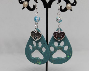 Paw Print Earrings