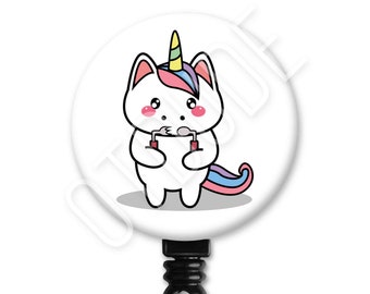 Unicorn Functional Friends Collection OT Occupational Therapy Therapist Gift - Badge Reel