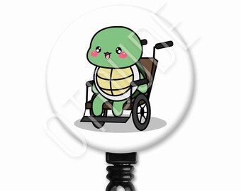 Turtle Functional Friends Collection OT Occupational Therapy Therapist Gift - Badge Reel