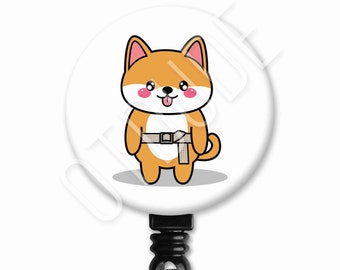 Shiba Inu Functional Friends Collection OT Occupational Therapy Therapist Gift - Badge Reel