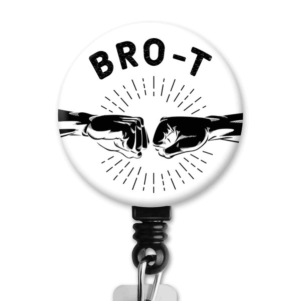 BrO-T Pound iT classic Occupational Therapy Therapist Gift - Badge Reel
