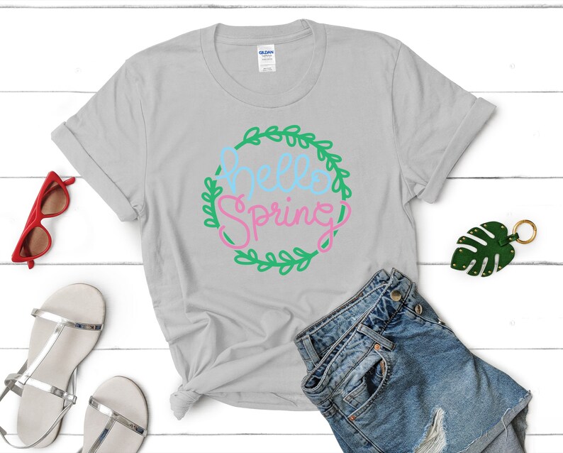 Trending Spring shirt Easter Shirt Hello spring T Shirt Hello Spring shirt Spring time shirt Hello Spring T-shirt Adult Easter shirt