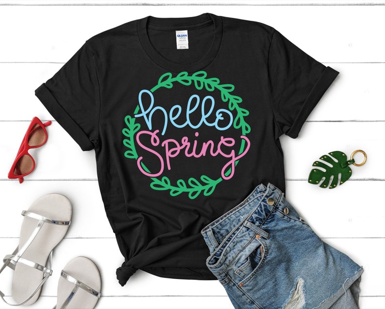 Trending Spring shirt Easter Shirt Hello spring T Shirt Hello Spring shirt Spring time shirt Hello Spring T-shirt Adult Easter shirt