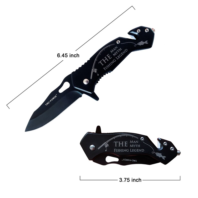 Fisherman gift Engraved Pocket Knife Fishing gifts Etsy