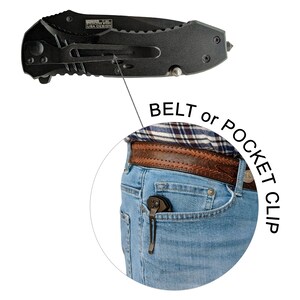 Personalized Navy Rank Pocket Knife, US Veteran Gift image 9