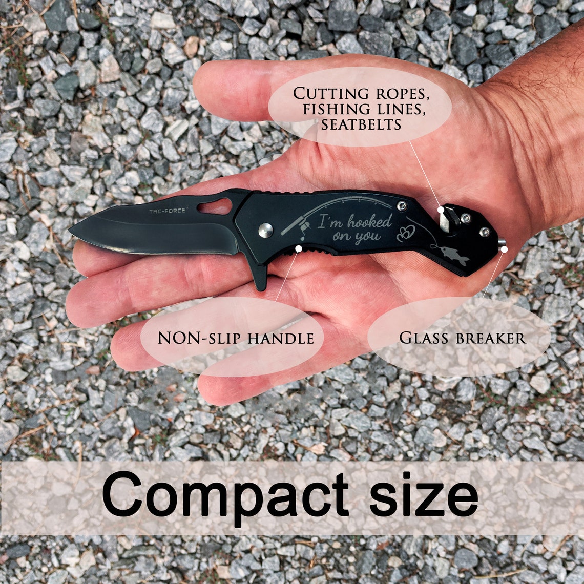 Fisherman Gift Engraved Pocket Knife Fishing Gifts Etsy