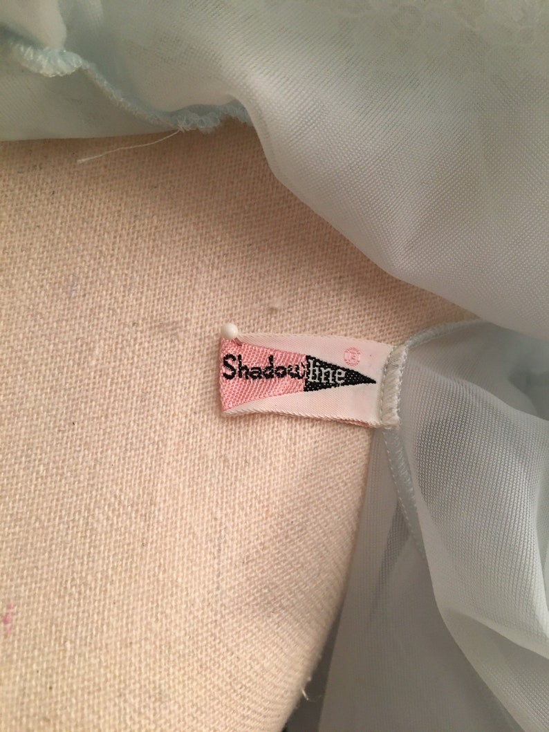 Shadowline light blue see thru robe.