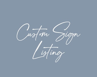 Custom Sign Listing- Cain & Co Briefpapier