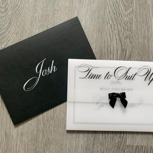 Groomsman Proposal Card-Best Man Proposal Card Usher Proposal Card image 1