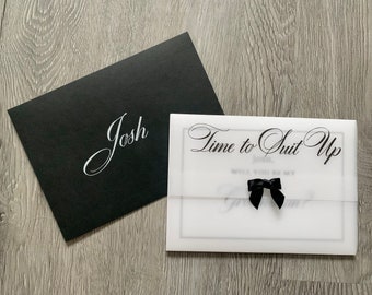 Groomsman Proposal Card-Best Man Proposal Card- Usher Proposal Card