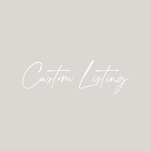 Custom Listing