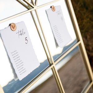 Sitzplan für Hochzeiten (Gedruckt)