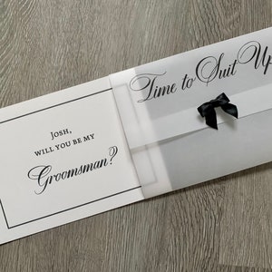 Groomsman Proposal Card-Best Man Proposal Card Usher Proposal Card image 4