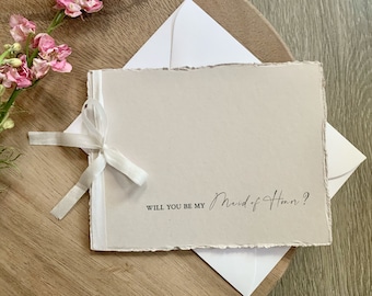 Proposta de madrinha de casamento - Proposta de madrinha de casamento - Cartão de proposta elegante