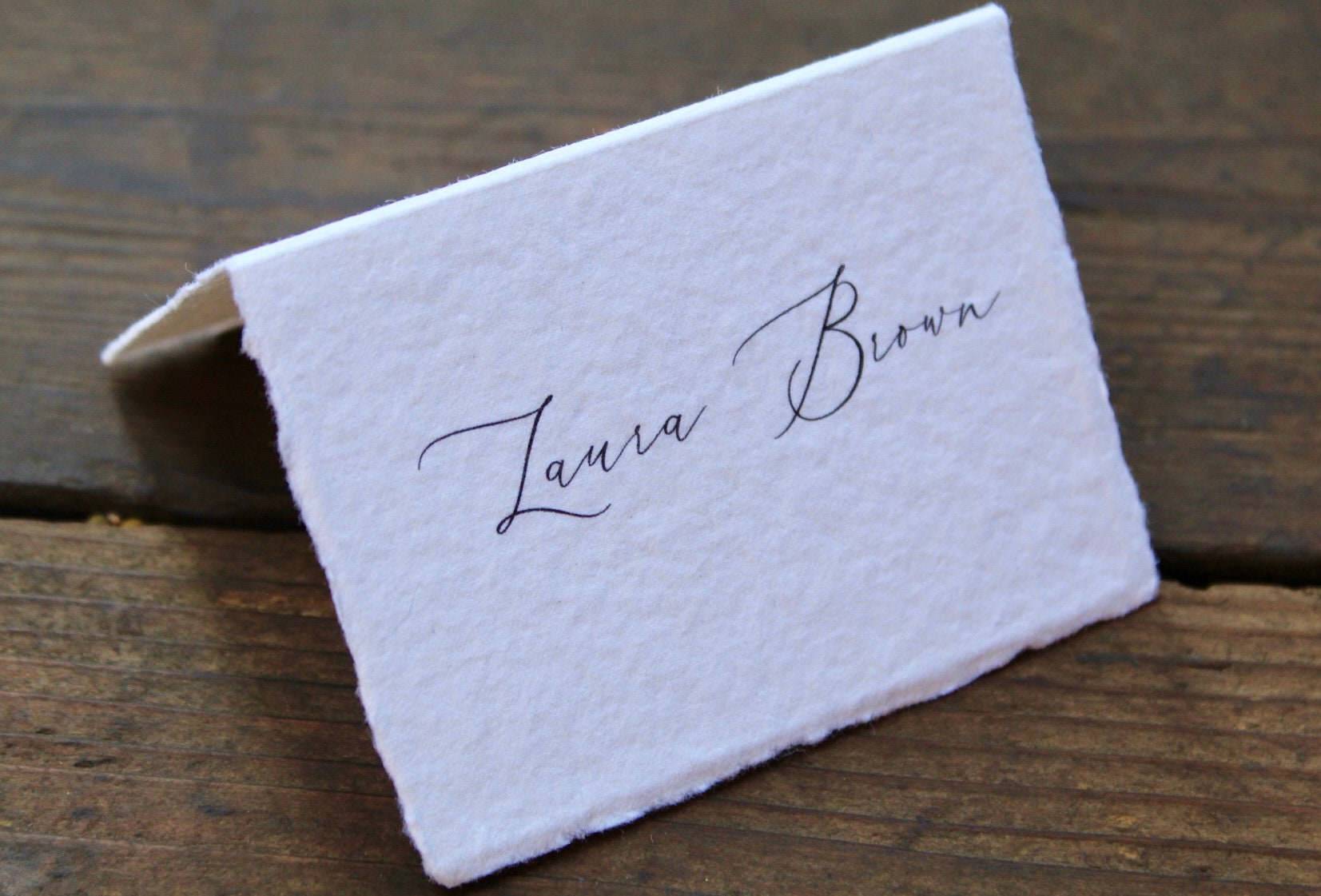 Card Stock Place Cardsold in Sets of 10 Deckled Cotton Rag Etsy