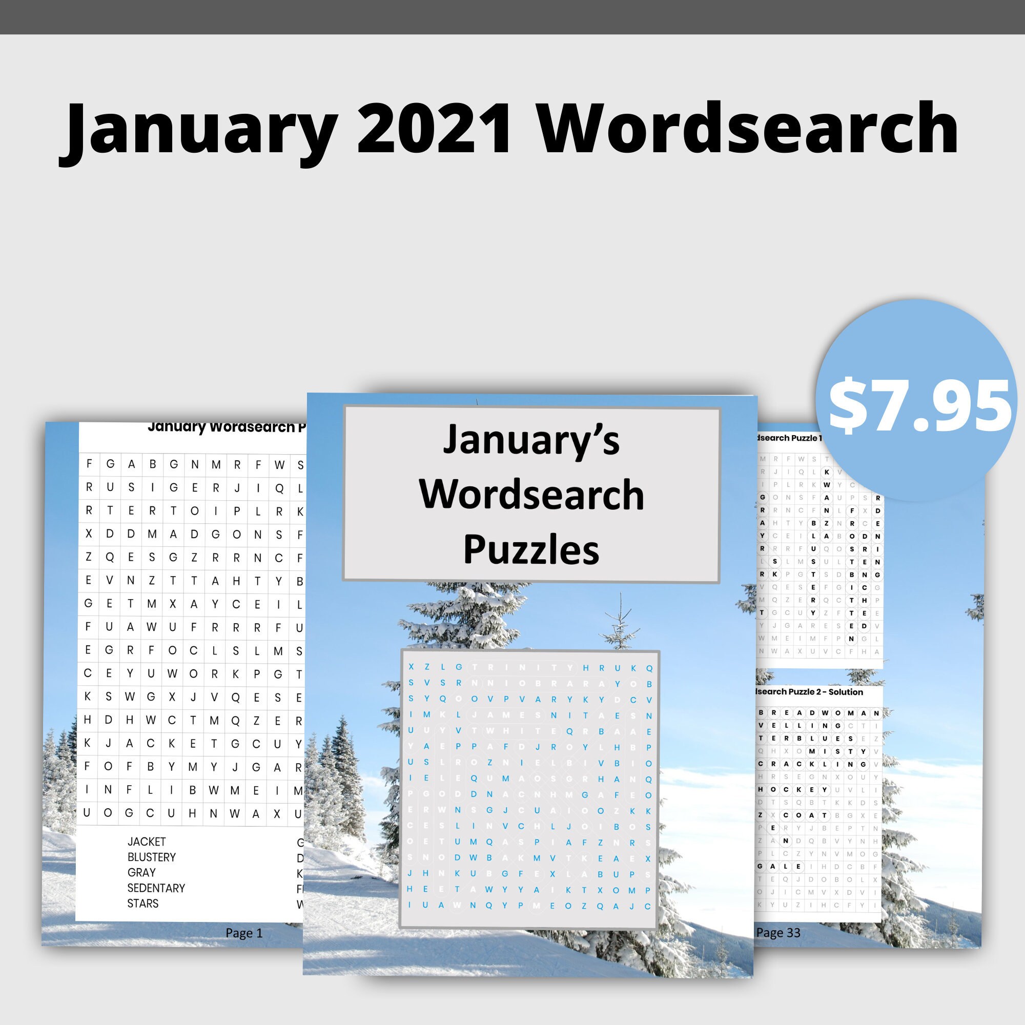January 21 Wordsearch Digital Download Printable Etsy January 21 Wordsearch Digital Download Printable Etsy