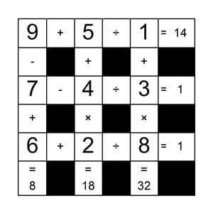 Cross Sum The Fun Math Puzzle Printable Solve Math | Etsy