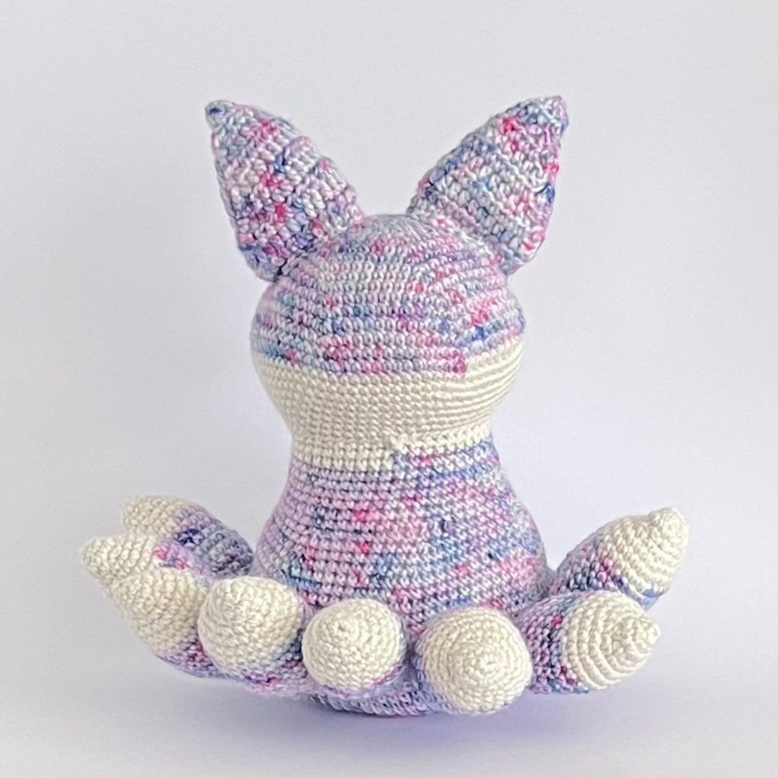 Crochet Amigurumi Kitsune Nine Tail Fox Lumi Etsy