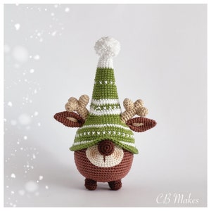 Gehäkeltes Rentier, Amigurumi Muster