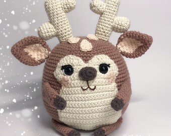 Crochet Kaycee The Deer, Amigurumi Pattern in English