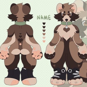 ANTHRO MEGA BASE | multi-species furry lineart