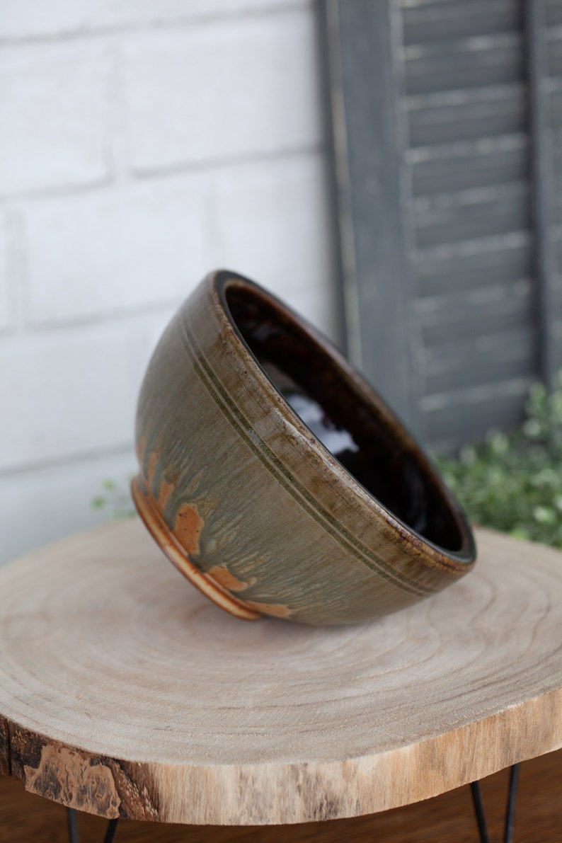 Bowl Ceramic Bowl Handmade Pottery Kitchen Bowl Serving Bowl image 2
