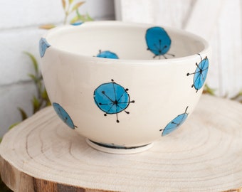 Pattern Bowl - Ceramic Bowl - Handmade Pottery - Porcelain Bowl