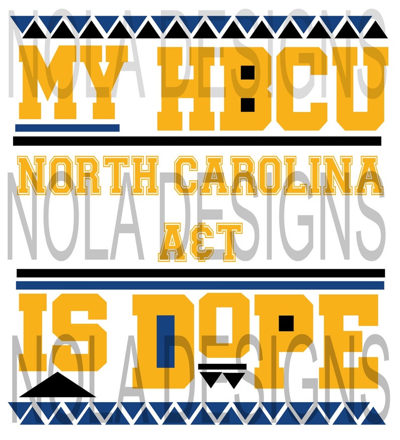 NCAT My HBCU Png Svg Custom Etsy
