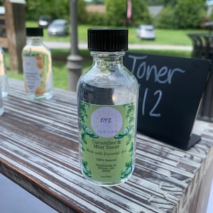 Refreshing Cucumber Mint Facial Toner
