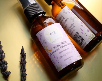 Lavender Pillow Spray-Moon Mist-Essential Oil Sleep Spray-Calming Mist