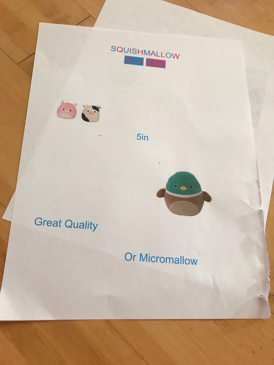 squishmallow mystery blind bag