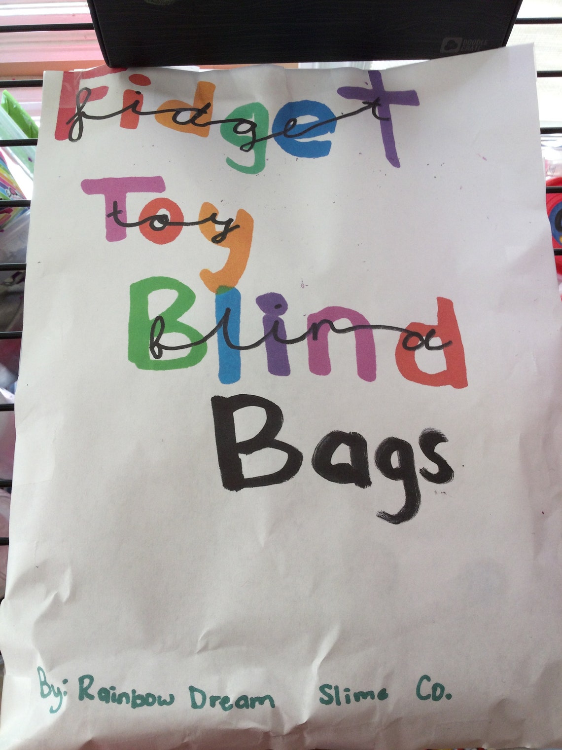 Fidget Toy Blind Bag Etsy