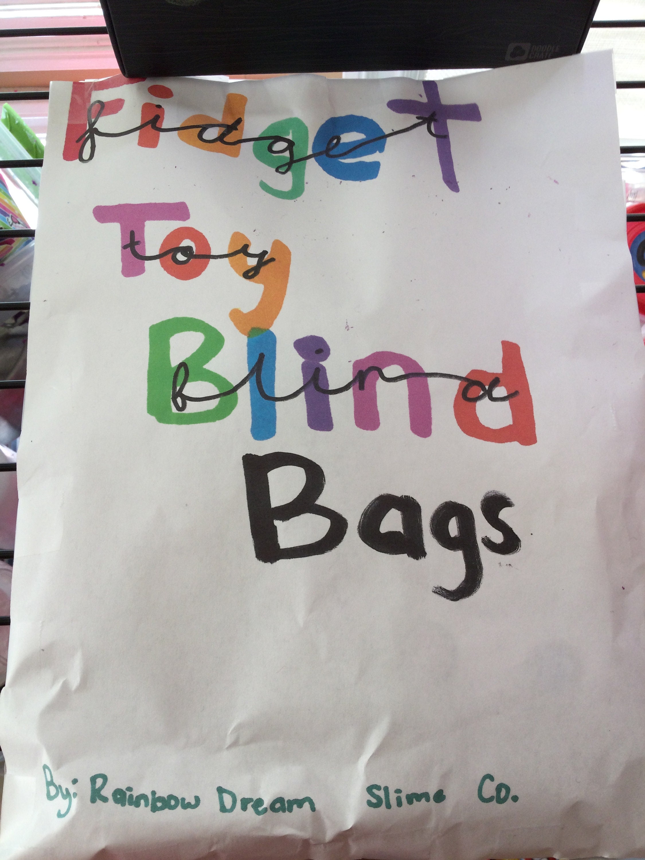 Fidget toy blind bag etsy