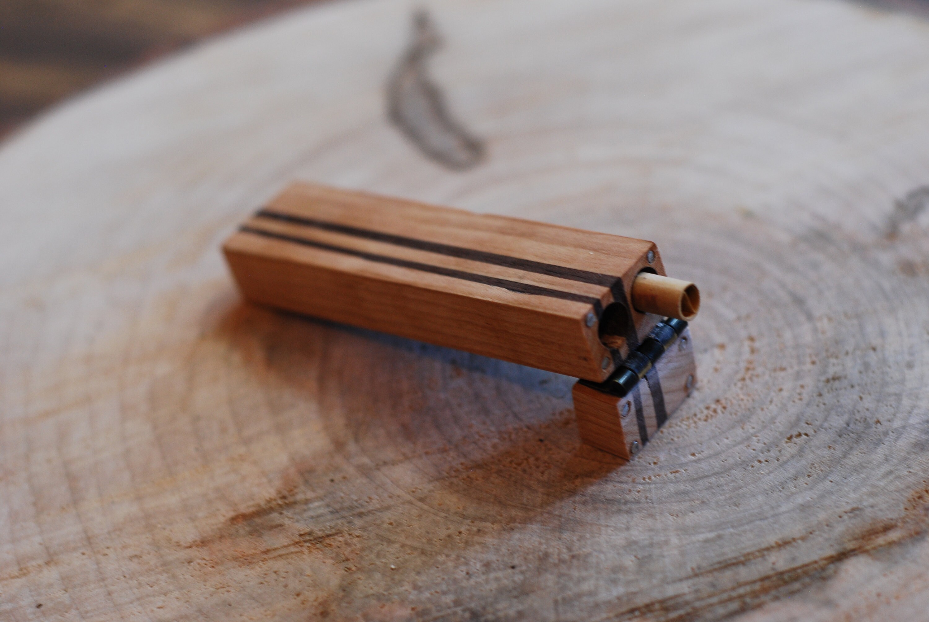 Quality Wood Joint Case Great Gift for 420 Weed or Cannabis Smokers