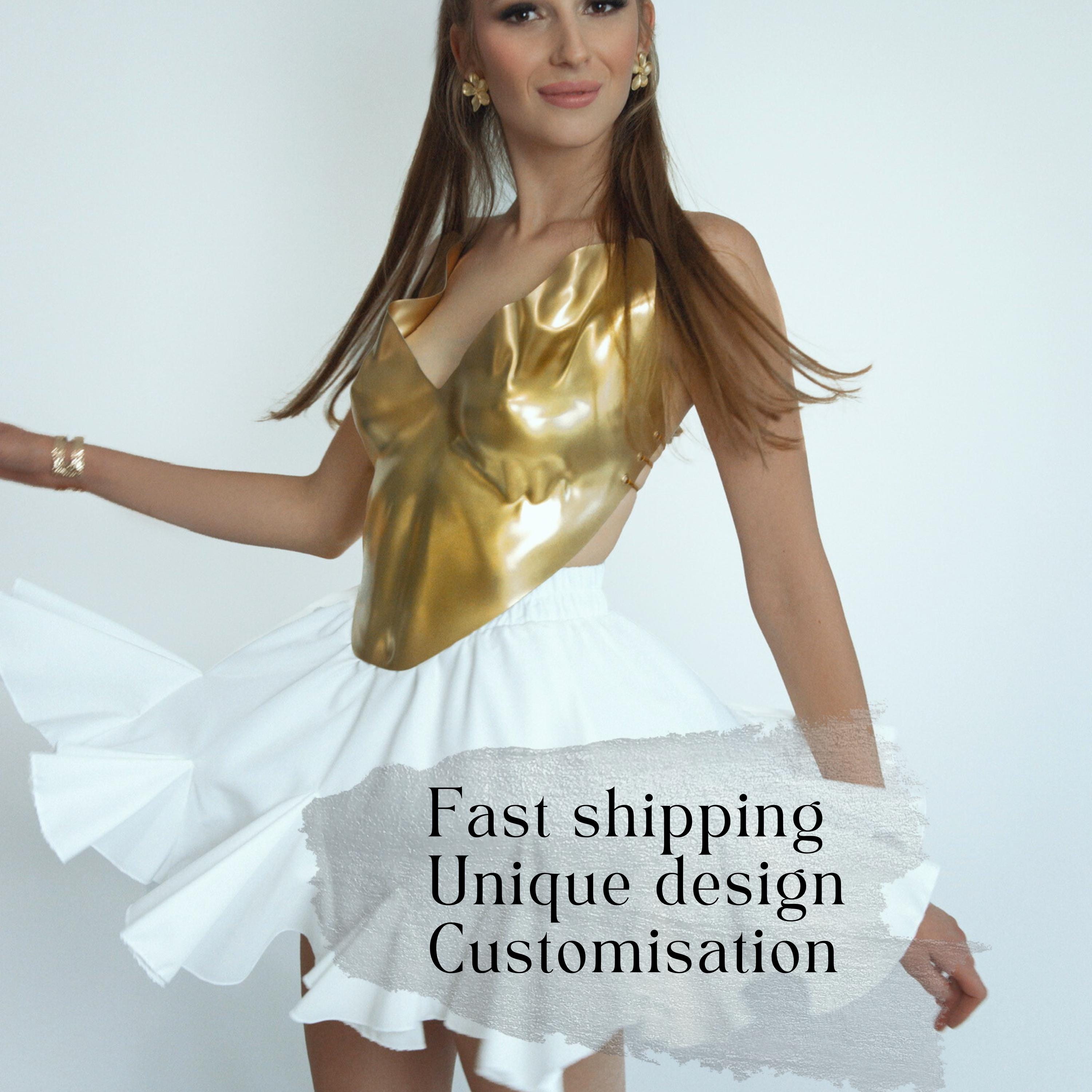 Gold Armor Dress - Etsy