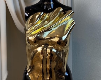 Skulpturales Metallic Korsett – Avantgarde Wearable Art Sample