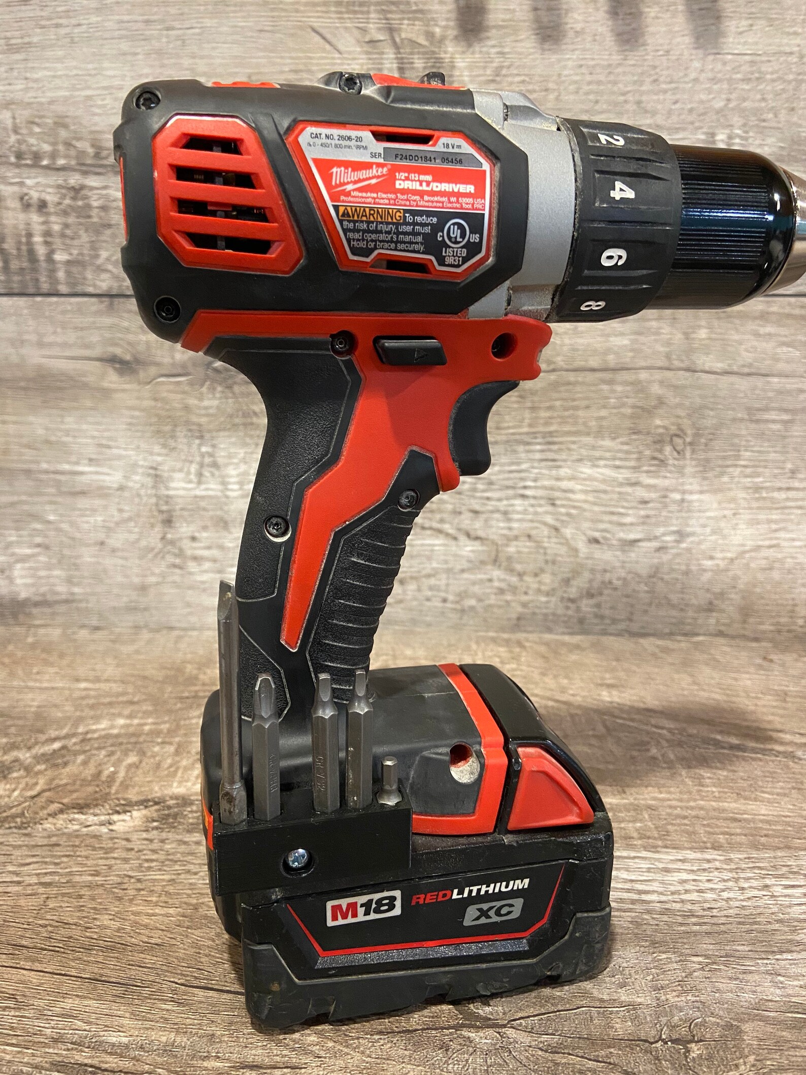 Milwaukee drill bit holder Etsy