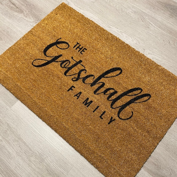 Welcome Mat - Personalized Doormat - Custom Doormat