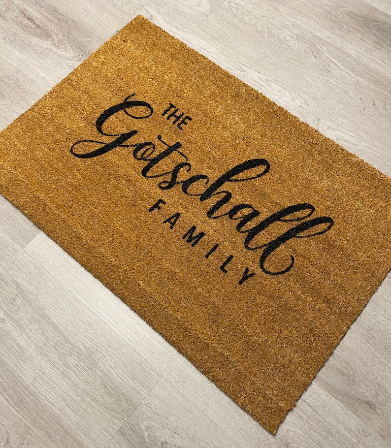 Mat Personalized Doormat Custom Doormat Etsy